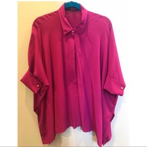 Gucci Silk Cape Shirt